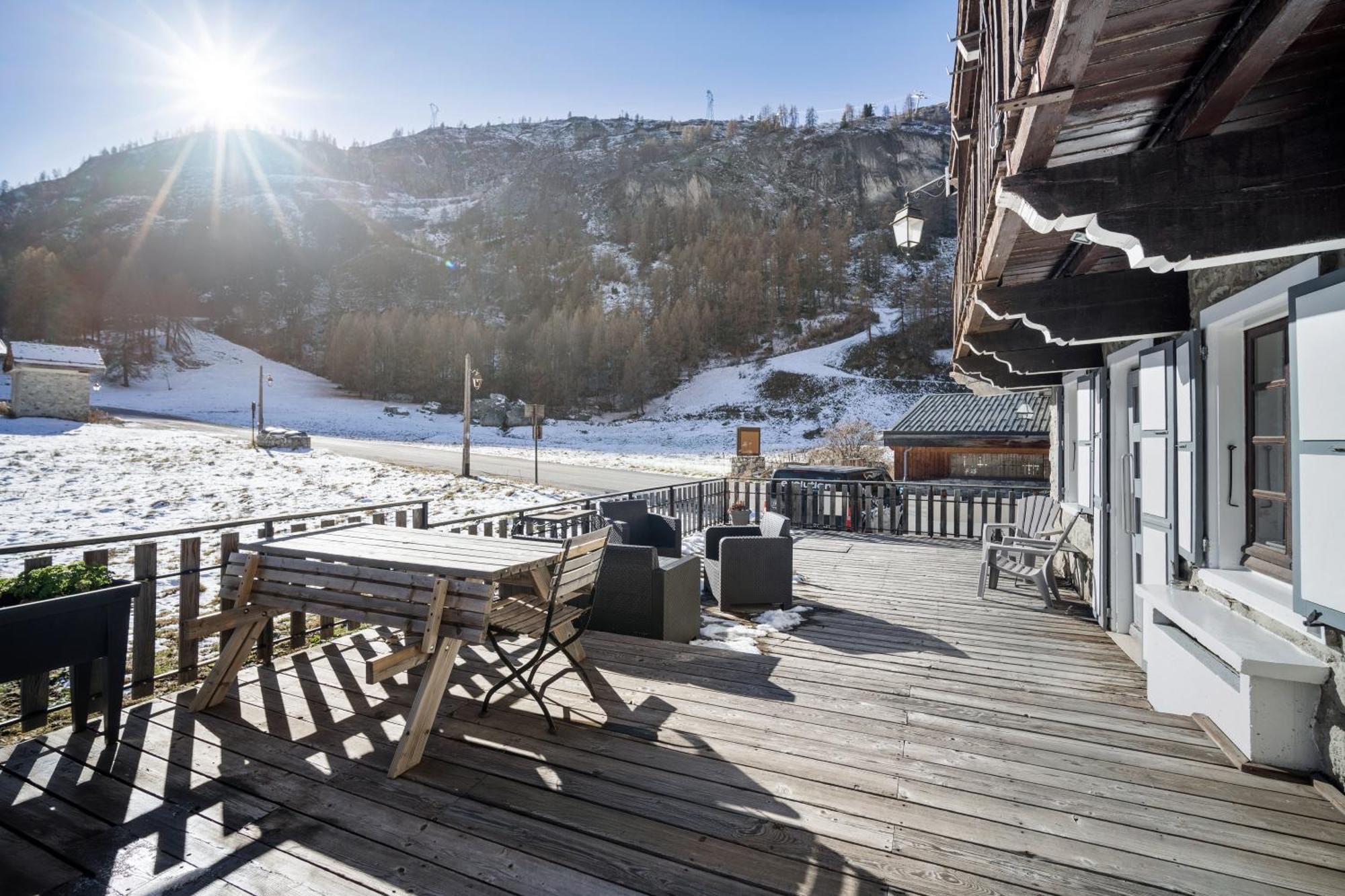 Chalet Auberge - Les Melezes 蒂涅 外观 照片